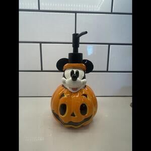 Disney Mickey Mouse Pumpkin Halloween Soap/Lotion Dispenser